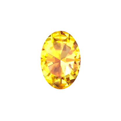 Oval Gem Navel Curve