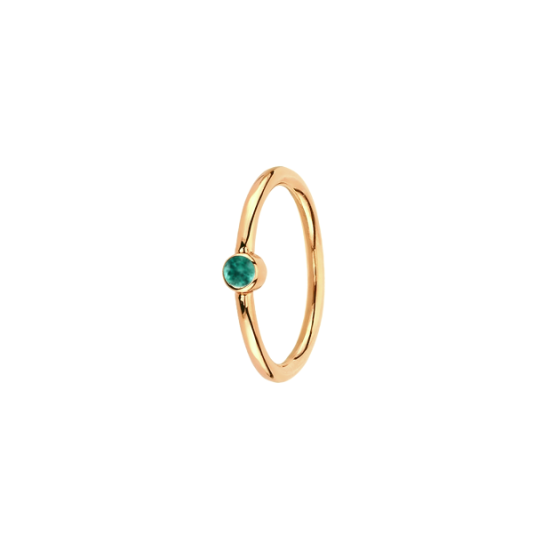 Genuine Gemstone Ring - 1/2"