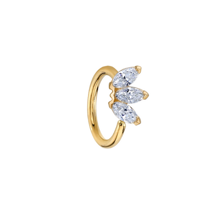 Marquise Fan Ring