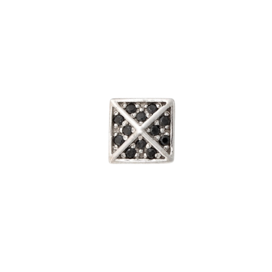 Micro Pave Square Pyramid - Threadless