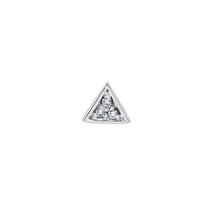 Micro Pave Triangle