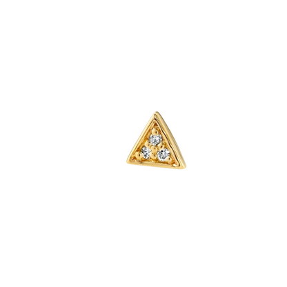 Micro Pave Triangle