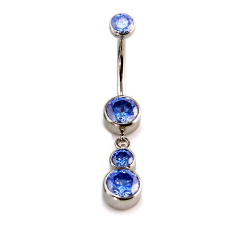 Bezel Gem Dangle