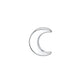 Flat Crescent Moon - Threadless